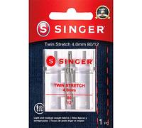 SINGER Twin Strech Aiguille Universelle à Double Pointe pour Machine à Coudre