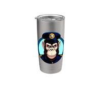 Singes de police Gobelet isotherme en acier inoxydable double paroi