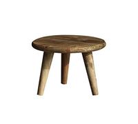 SINGFNH Mini tabouret rond en bois, support pour bonsaï, pot de fleurs, pour la maison, le balcon, la maison, le jardin, la décoration intérieure et extérieure, M