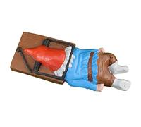 SINGID Décorations de jardin drôles Statues de nain de jardin, figurines de nain de pelouse en résine tuées, mini sculpture zombie ornement nain pour jardin, bureau, pelouse