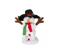 Singing And Dancing Snowman Plush Toy Musical Santa Claus Doll with Christmas Songs for Kids Rocking Snowman Decoration Qinghai