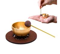 Singing Bowl Set Mini Relaxation Instruments Sound Bowls Meditation Set | pour relaxation, yoga, chakra, équilibrage, soulagement et auto-régulation
