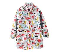 Singing in The Rain Manteau de pluie tendance 211Y Coupe-vent Trench Coat à capuche Vêtements (Rose, 2-3 ans)