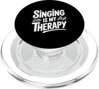 Singing is My Therapy Music Lover pour chanteurs PopSockets PopGrip pour MagSafe