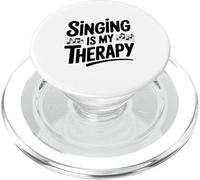 Singing is My Therapy Music Lover pour chanteurs PopSockets PopGrip pour MagSafe