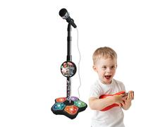 SingingToy - Karaoké Micsit Pour Avec Hauteur Réglable Et Support De Microphone Fluorescent Et Robuste | Musickit De Longue Vaisselle -Jour Et Cadeau De Vacances | Ensemble De Jeux Partimic
