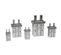 Single Acting Normally Open Finger Claw Parallel Gripper Pneumatic Clamp Cylinder MHZ2-10S 16S 20S 25S 32S 40S T Normally Closed(MHZ2-10C)