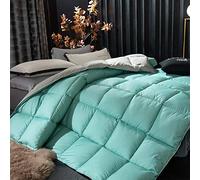 Single and Double Hotel Quilt High-End Down Winter Quilt Simple Solid Color Thick Warm Gift Quilt Down Velvet Soft and Slender Light and Warm 220X240CM 8 (5)