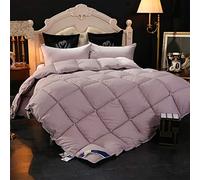 Single and Double Hotel Quilt High-End Down Winter Quilt Simple Solid Color Thick Warm Gift Quilt Down Velvet Soft and Slender Light and Warm 220X240CM 9 (6)