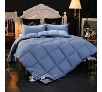 Single and Double Hotel Quilt High-End Down Winter Quilt Simple Solid Color Thick Warm Gift Quilt Down Velvet Soft and Slender Light and Warm 220X240CM 2 (4)