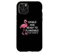 Single and Ready to Flamingle Flamingo Lets Get Flocked Up Coque pour iPhone 11 Pro