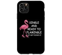 Single and Ready to Flamingle Flamingo Lets Get Flocked Up Coque pour iPhone 11 Pro Max
