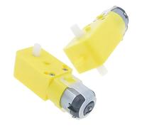 Single-axis dual-axis DC3V-6V DC gear electronic starter TT electronic starter anti-interference Intelligent car chassis Four-wheel drive CZAOINCU(Single axis 6V200RPM,One Size)