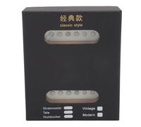 Single Coil Pickup Set pour Guitare Électrique Strat, Neck Middle Bridge, Alnico V, 3 Pièces - Son Vintage Puissant, Anti - Bruit Efficace, Remplacement Facile pour Musiciens