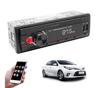 Single Din Car Radio - Stéréo sans Fil, Lecteur Audio Haute Fidélité | Fonction Sonore Avancée De Réduction du Bruit, Unité USB MP3 Multifonction Mp3 pour Les Véhicules, Les Camping-Cars, Le