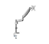 Single-display flex-arm desktop clamp fo