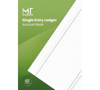 Single Entry Ledger Book: Easy Accounting Log for Cash Flow, Transactions & Budgeting: Perfect for Small Business Owners, Side Hustlers, and Home Budgeting