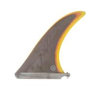 Single Fin Semi-Transluci Dérive , Color to 1 , 9 Pouces | 9 Pouces, Aileron Surf avec Vis, Composite, pour Longboard, Longboarurs