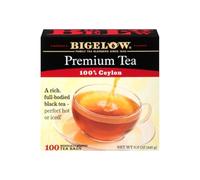 Single Flavor Tea, Premium Ceylon, 100 Bags/Box