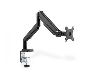 Single Gas Spring Monitor Clamp Mount 15-32", 9 kg (max.), black