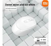 (Single mode-white) XIAOMI ¿ souris sans fil silencieuse,compatible Bluetooth,2.4 ghz,double Mode,Rechargeable,1600 DPI,pour MacBook,ordinateur portable,jeu,bureau,fille