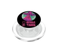Single Or Taken Funny Alien OVNI Saint-Valentin Homme Femme PopSockets PopGrip pour MagSafe
