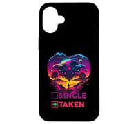 Single Or Taken Shirt Alien Valentine Shirt Valentine's Coque pour iPhone 16 Plus
