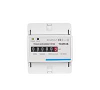 Single Phase 1P 2 Wire Digital Wattmeter Power Consumption Meter kWh AC 230V Voltage Current LCD Analog Counter Display NWPNLXEA(Counter Energy Meter)