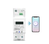 Single Phase Din Rail Smart Meter timer Power Consumption Monitor Meter Wattmeter 110V 220V 50/60Hz AUOQKQUT