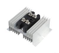 Single Phase Diode pour bridge 100A 1600V for DC Power Supply | 100A forward current, 1600V reverse voltage, aluminum heatsink, efficient cooling, high-power apps