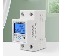 Single Phase LCD Digital With Reset Button Wattmeter kWh Voltage Current Power DDS366 Consumption Counter Energy Meter,pratique