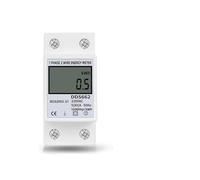 Single Phase Two Wire LCD Digital Display Wattmeter Power Consumption Meter kWh AC 230V 50Hz Din Rail NWPNLXEA(Without Backlight)
