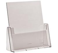 Single Pocket Dispenser For A4 Leaflets And Brochures, Transparent