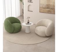 Single Seated Foam Sofa, Modern Accent Chair, Lazy, Cuddly Reading Couch, for Dining Room, Living, Kitchen, Bedroom(9)