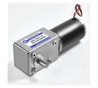 Single-Shaft Or Double-Shaft DC12V24V High-Torque Worm Geared electronic starter With 1.5 To 440RPM Adjustable Speed Reversible And Self-Lock IINKUEYK(Double-Shaft,18 RPM_24V)