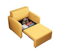 Single Sofa Bed Can Be Folded and Dual-Purpose Small Apartment Multifunctional Nordic Study Room 0.86 Meters Lazy Sleeping Recliner Can Sit Recline and Store