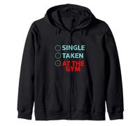Single Taken At The Gym Fitness Priorities Workout Sweat à Capuche