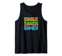 Single Taken Gamer Priorities Relationship Status Tee Débardeur