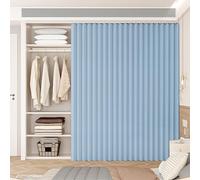 Single tree forest Rideaux d'armoire coulissants pour dressings, Cuisines et Salons. Imperméables et Anti-poussière.-Sky Blue- W110cmxH80cm