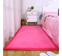 Single tree forest Tapis Zone Tapis de Jeu Ramper, Antidérapant - Grand Tapis, Tapis d'éveil Doux dans, pour Enfants, Tout-Petits et bébés, Chambre d'enfant, Salon-Rose Red-60 * 120cm