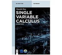 Single Variable Calculus