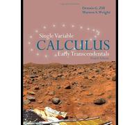 Single Variable Calculus: Early Transcendentals