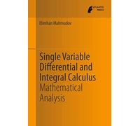 Calcul différentiel et intégral d'une variable – Analyse mathématique – Springer Verlag