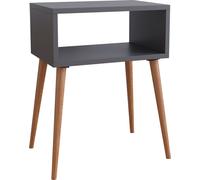 SingolM table de nuit 1 tablette anthracite, chêneReproduction.