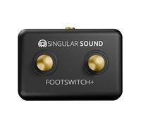 Singular Sound Double pédale momentanée Plus (Noir) | Utilisation avec BeatBuddy, pédales d'effets et instruments électroniques