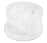 Singularity Compatible Computers Protium Quad Port Cap, Deckel für Ausgleichsbehälter - Acryl, Matt Transparent
