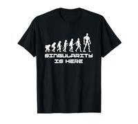 Singularity Is Here Intelligence Artificielle IA Singularité T-Shirt