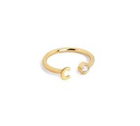 SINGULARU Bague Personnalisé Letter Spark. Bijoux pour Femme.