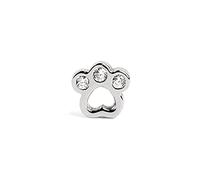 SINGULARU - Boucle d'oreille seule Mini Patte Argent. Argent sterling 925 avec finition plaqué rhodium. Fermoir à vis. Bijoux pour femme.