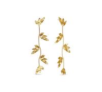 SINGULARU - Boucles d'Oreille Florenda. Acier avec Plaqué or 18 carats. Bijoux pour Femme.